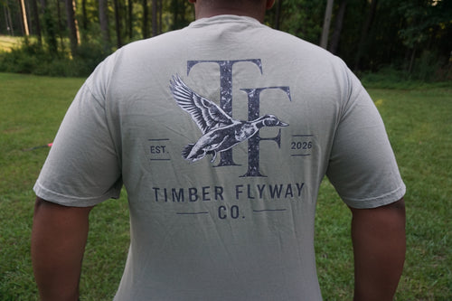 Mens Timber Flyway Co logo Tee