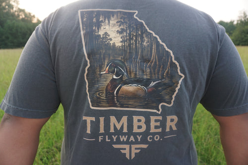 Mens Ga Edition Timber Flyway Co Shirt