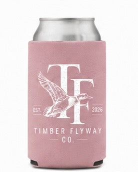 Timber Flyway Co Koozie PINK Edition