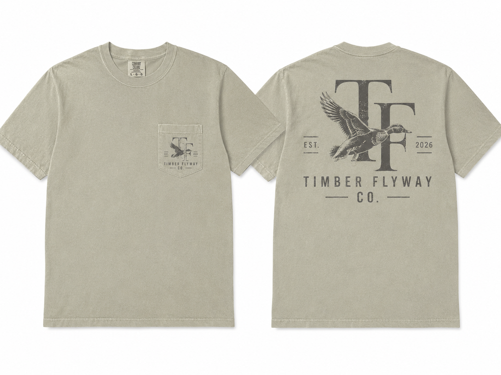 Mens Timber Flyway Co logo Tee